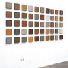 Seerosenpreis 2025 | Kunstpavillon, Munich | Into the Time (50-pieces) | 2025 | soils from Germany, France, Greece, USA, Holland & South Africa with acrylic on linen | ca. 140 x 290 cm | ea. 20 x 20 x 4 cm