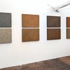    And Then the Light Came In | 2025 | soils from Germany, France, USA, Holland, Greece, Mallorca, South Africa & Tunesien with acrylic on linen | ea. 106 x 70 x 4.5 cm